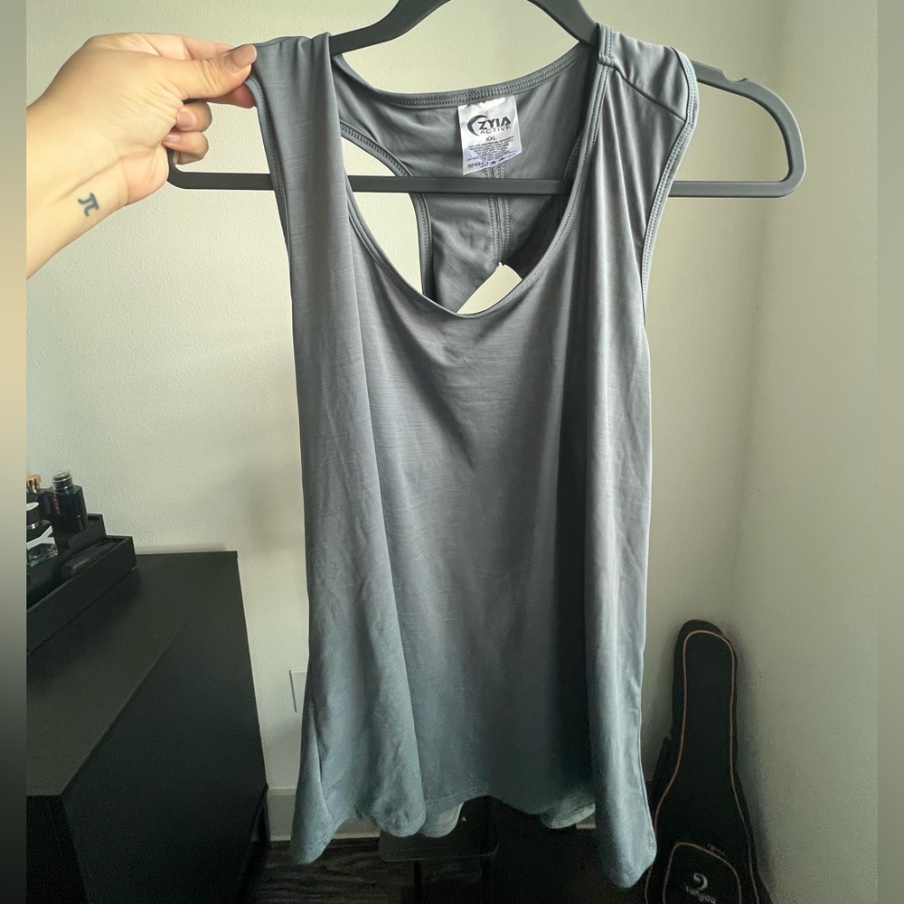 ZYIA Charcoal Women's Tank Top